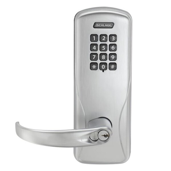 Standalone Keypad Programmable Electronic Lock Cylindrical Classroom / Storeroom Keypad Sparta Lever